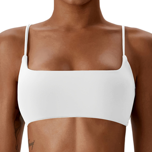 Soutien-gorge de sport pour femmes en gros, en nylon et élasthanne, confortable, de haute qualité, vêtements de sport personnalisés, service OEM - Product Image 1