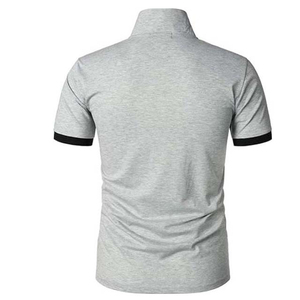 Camisetas Polo Casuales para Hombre, Nuevo Diseño en Venta, Logotipo Personalizado, Color Sólido, Transpirables - Product Image 3