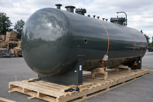 Tanque de Almacenamiento de Gas Industrial de Acero Suave de Alta Capacidad, Recipiente a Presión Horizontal, Solución Duradera para Almacenamiento de Gas a Granel, 1000-10000L - Product Image 2