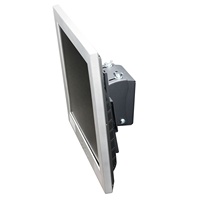 Braket Pemasangan TV di Dinding untuk TV LED/LCD/Plasma 26"-37" Kapasitas Maks 25kg Standar VESA 75/100/200mm Hitam Kemiringan ke Bawah 15 67mm