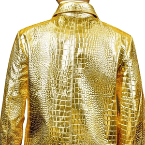 New Men's Vintage Design Polyester Stand Collar <b>Jacket</b> <b>Zipper</b> <b>Pocket</b> Breathable Winter Outerwear Front Logo Customizable Colors - Product Image 4