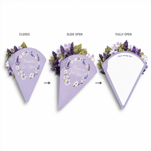 Wholesale Custom 3D Pop Up Flower Note <b>Card</b> Set Handmade Floral <b>Card</b> Gift Set with Envelope for Gifts OEM/ODM Manufacturer - Product Image 3