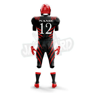 Uniforme de fútbol americano de alta calidad con etiqueta personalizada a precio de mayorista, 100% poliéster, hecho en Pakistán - Product Image 2