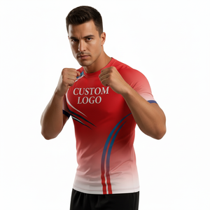 Jiu Jitsu Rashguard Fitness Quick Dry Custom logo <b>Black</b> Cool for Women Short Sleeve <b>Compression</b> <b>Shirt</b> Rashguard Bjj - Product Image 4