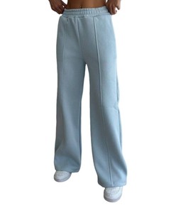 Pantalon cargo pour femme, 100% coton, à logo personnalisé, très élastique, coupe droite classique, style survêtement, jambe large, nouvelle collection automne, décontracté, offre ODM - Product Image 3