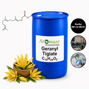 Aromaaz International Geranil Tiglato 99.5% de Pureza, Sabor Floral Sintético Líquido CAS 3890-86-8 para Uso Industrial - Product Image 5