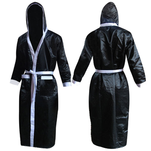 Best Selling Custom Brand Custom Made Premium <b>Boxing</b> <b>Robe</b> for Men and Women High Quality Hood Made in Pakistan Cheap Price - Product Image 3
