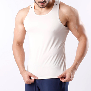 Débardeur Athlétique Homme Dos Nageur Respirant Extensible Séchage Rapide 100% Polyester Fitness Course Entraînement Sans Manches Vente en Gros - Product Image 1