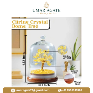 Árbol de Cristal de Citrino Hecho a Mano al por Mayor, Decoración de Prosperidad Feng Shui Reiki, Regalo - Product Image 3