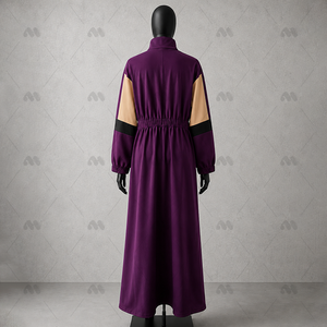Vêtements de sport modestes pour femmes musulmanes, survêtement long, léger, tenue de sport islamique, logo personnalisé, abaya athlétique, OEM, polyester - Product Image 3