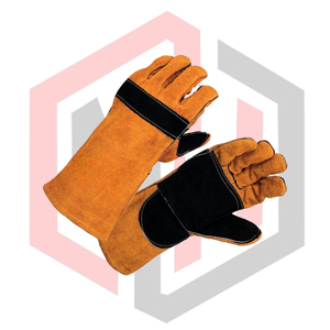 Gants de pompier en cuir renforcés pour les travaux incendie, résistants à la chaleur, anti-coupure, durables, sans silicone, sans poudre, couleur personnalisable - Product Image 2
