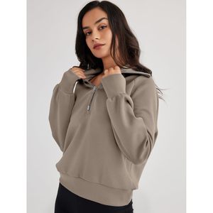 Sudadera Deportiva de Manga Larga con Media Cremallera para Mujer, Ropa Deportiva para Gimnasio, Entrenamiento y Fitness - Product Image 5