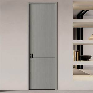 Puerta de Madera Compuesta para Baño, Personalizada para Habitaciones de Hotel, Impermeable, Antirrotura, Moderna, con Núcleo de Madera Maciza y Acabado Interior en WPC - Product Image 5