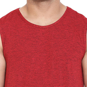 Custom Logo Hipster 270gsm Heavyweight <b>Vest</b> 100% Cotton Blank Cropped Boxy Fit Sleeveless T-shirt Men Tank Top - Product Image 6