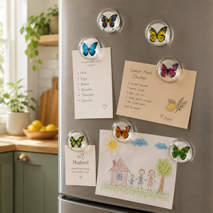 Imán Circular de Vidrio para Refrigerador con Diseño de Cultura Siciliana <span class=keywords><strong>Italiana</strong></span> para Decoración de Pizarra Blanca de Oficina - Product Image 3