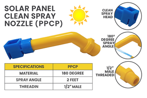 Boquilla de Limpieza Fotovoltaica de Presión PP para Uso en Jardines y Mantenimiento de Paneles Solares - Product Image 5