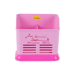 Reposacucharas Rectangular de 2 Secciones, Organizador de Cubiertos de Plástico, Importado de Vietnam para Cocina - Product Image 3