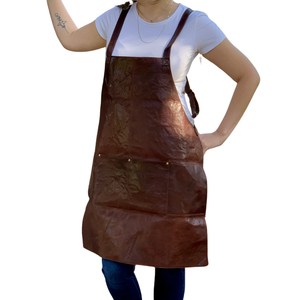 HARAZ INTERNATIONAL Polyamide Unisex <b>Work</b> Apron Adjustable <b>Waterproof</b> Dust Proof Multi Pocket Carpenter Workshop Wear Needle - Product Image 3