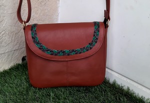 Luxury Large Genuine Leather Waterproof Square Shape Crossbody <b>Shoulder</b> Bag with Dual <b>Straps</b> for Women - Product Image 2