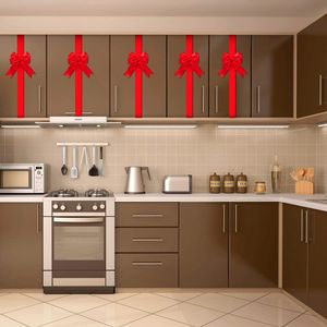 8 Lazos Rojos Grandes de 78.8 Pulgadas para Puertas de Armarios Navideños, Lazos Navideños para Cocina, Regalos, Árbol de Navidad, Juego de 8 Lazos Rojos Navideños - Product Image 4