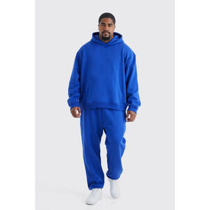Survêtement surdimensionné pour homme, imprimé sur mesure, respirant, écologique, sportif, avec fermeture éclair, en coton lourd 500 g/m², vêtements d'hiver - Product Image 1