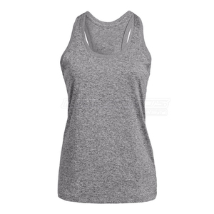 Débardeurs décontractés sans manches en polyester respirant, coupe ample, couleur unie, séchage rapide, pour femmes, collection été 2026, vente en gros, personnalisables, pour la gym - Product Image 4
