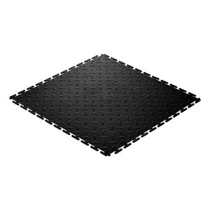 Piastrelle Antiscivolo per Pavimento Garage con Superficie Diamantata, Confezione da 8, 20,2 x 20,2 x 0,2 mm, Pavimentazione Modulare a Incastro - Product Image 1