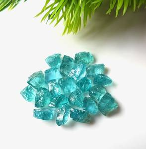 Sky Apatite Rough Gemstone Green Apatite <b>Raw</b> <b>Crystal</b> Loose Stone Jewelry Making Mineral Specimen Wholesale Supplier - Product Image 1