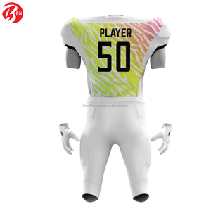 Uniforme de football américain pour hommes de haute qualité, short, taille plus, anti-UV, séchage rapide, respirant, 100% polyester, pour l'entraînement en extérieur - Product Image 6