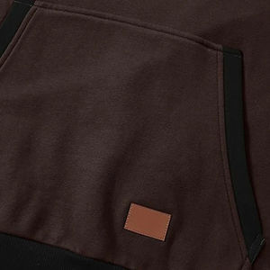 Sweat à capuche oversize pour homme, 100% coton, poids lourd, qualité supérieure, avec poche, écologique, streetwear, hiver - Product Image 4