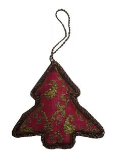 Adornos Navideños Colgantes de Acrílico Cuadrados con Diseño Moderno Hechos a Mano por Lowellcraft, Impresos a Todo Color, Cuentas Rojas Personalizadas - Product Image 2