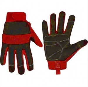 Diamond Texture Polyester Welding <b>Gloves</b> Anti-Static & Heat Resistant Tapered Cuff 26cm Length Industrial Safety <b>Gloves</b> - Product Image 2