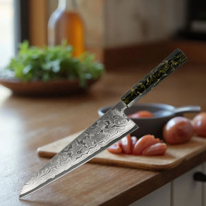 Juego de Cuchillos de Cocina de Acero Inoxidable de 5 Piezas con Mangos de Plástico y Hojas Pulimentadas en Tres Colores - Product Image 5