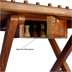 Wholesale Folding <b>Wood</b> <b>Chess</b> Table <b>Set</b> Large Handmade Wooden <b>Chess</b> Board Game With Legs Classic Professional <b>Set</b> for Adults - Product Image 5