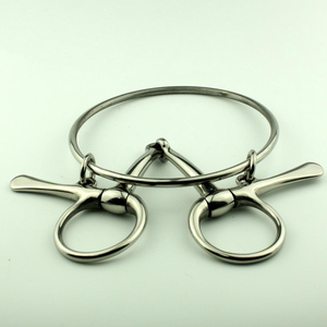 บิตม้าสแตนเลสคุณภาพสูงขายดีที่สุด บิตม้าแบบกำหนดเอง OEM ทนทาน บิตม้าแบบปากแตก ห่วงใหญ่ แบบสั่งทำ - Product Image 5