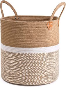 Cotton Rope Storage Basket Oval Shape Multi-Purpose Neatening <b>Container</b> Eco-Friendly Home Decor Design - Product Image 5