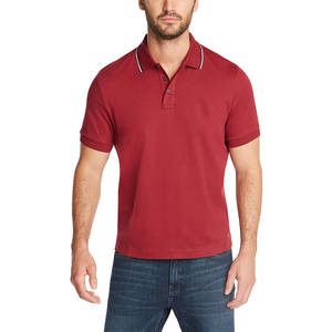 Camiseta Polo Deportiva Activa para Hombre, Manga Corta, Tejido de Punto Liso que Absorbe la Humedad, con Logotipo Personalizado - Product Image 2