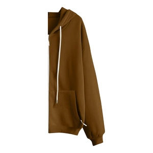 ชุดเดรสฮู้ดดี้ผ้าฟลีซสำหรับผู้หญิงแบบกำหนดเองสำหรับฤดูหนาว ผ้าฝ้าย 100% ระบายอากาศได้ดี กันลม เป็นมิตรกับสิ่งแวดล้อม น้ำหนัก 360 กรัม  ปักลายนูนด้านหน้า - Product Image 5