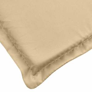 Coussin de banc de jardin 100% polyester mélangé beige, coussins et oreillers d'extérieur - Product Image 5