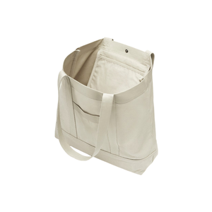 Sac à provisions en toile de tissu fin de taille personnalisée pour femmes Sac fourre-tout avec nombreuses poches à fermeture éclair Cadeau de promotion Poignée en coton Fabriqué au Vietnam - Product Image 4