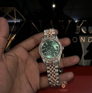 Reloj de Lujo para Hombre con Diamantes Moissanite de Alta Demanda, Piedras VVS, Colección de Joyería Hip Hop Disponible para la Venta - Product Image 6