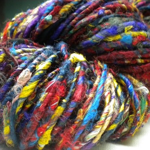 Custom Made Multi Colored Fine Quality Banana Silk <b>Yarn</b> for Crochet and Embroidery <b>100</b>% <b>Polyester</b> - Product Image 2