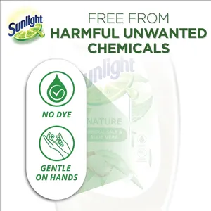 Sunlight 800ml Sel liquide de vaisselle naturel et formule à l'aloe vera doux pour les mains - Product Image 5