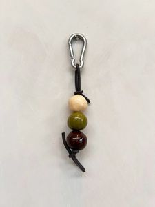Trending Smoky Brown Resin Keychain Silver Ring Minimalist Key Holder Bag <b>Charm</b> Stylish Car <b>Keyring</b> Modern Fashion Accessory - Product Image 2