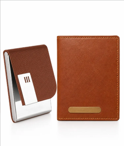 Porta Pasaportes de Viaje, Funda de Pasaporte de Cuero, Cartera de Pasaporte Premium, Porta Pasaportes Negro, Estuche de Pasaporte de Cuero PU, Estilo Ejecutivo - Product Image 2