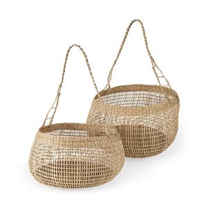 Cesta decorativa de mimbre tejida a mano, cesta de almacenamiento, venta al por mayor, ecológica, hecha en Vietnam - Product Image 3