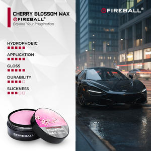 Cera para Coches Fireball Cherry Blossom (Show Car) 150 ml, Cera de Carnauba Premium de Alto Brillo para Coches de Exhibición, para Mejorar la Profundidad del Brillo - Product Image 3