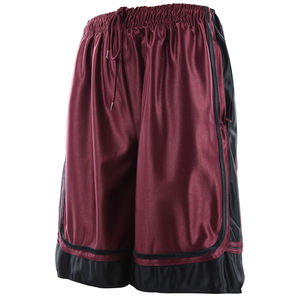 Shorts de sport en mesh imprimé avec logo personnalisé, couture de 5 pouces, shorts de basket-ball en polyester vierge pour hommes, sublimation - Product Image 1
