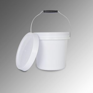 1L PP Plastic Paint Can Paint <b>Bucket</b> Paint Container <b>with</b> <b>Lid</b> OEM IML Printing - Product Image 2