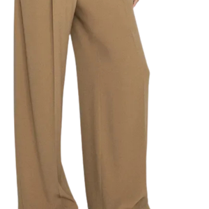 Pantalon plissé large pour femme, coupe décontractée, ample, avec poches, personnalisable OEM, style moderne streetwear - Product Image 5